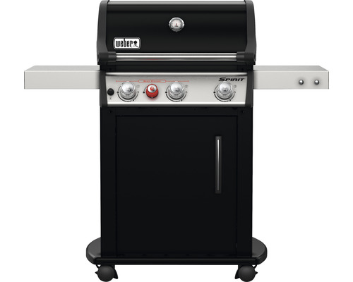 Weber Spirit E-325S GBS gasbarbecue, zwart/zilver, 3 roestvrijstalen branders, hoofdbrander 9,38 kW, sear zone brander 2,2 kW, grilloppervlak 61 x 45 cm, compatibel met GBS grillrooster-inzetstukken inclusief flavorizer bars, GBS grillrooster met sea