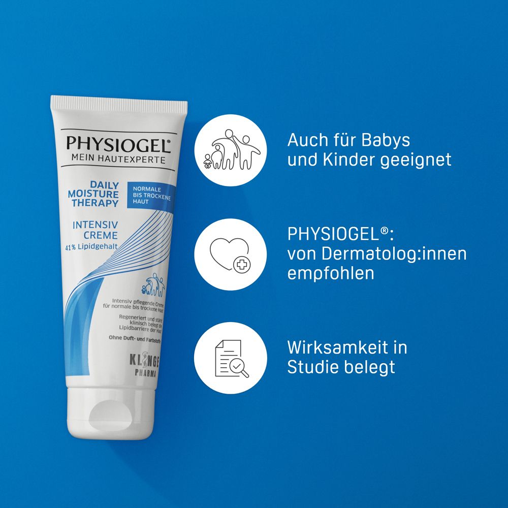 PHYSIOGEL® Daily Moisture Therapy Intensiv Creme 100ml  - normale bis trockene Haut