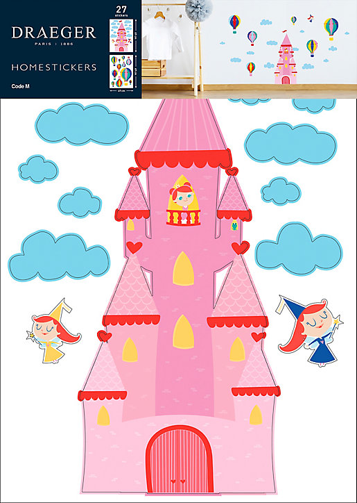 Sticker Enfant Princesse 49x69 cm