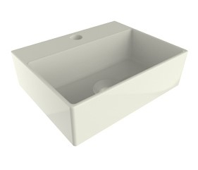 Plieger Kansas Mini fontein met kraangat zonder overloop 29x23cm wit