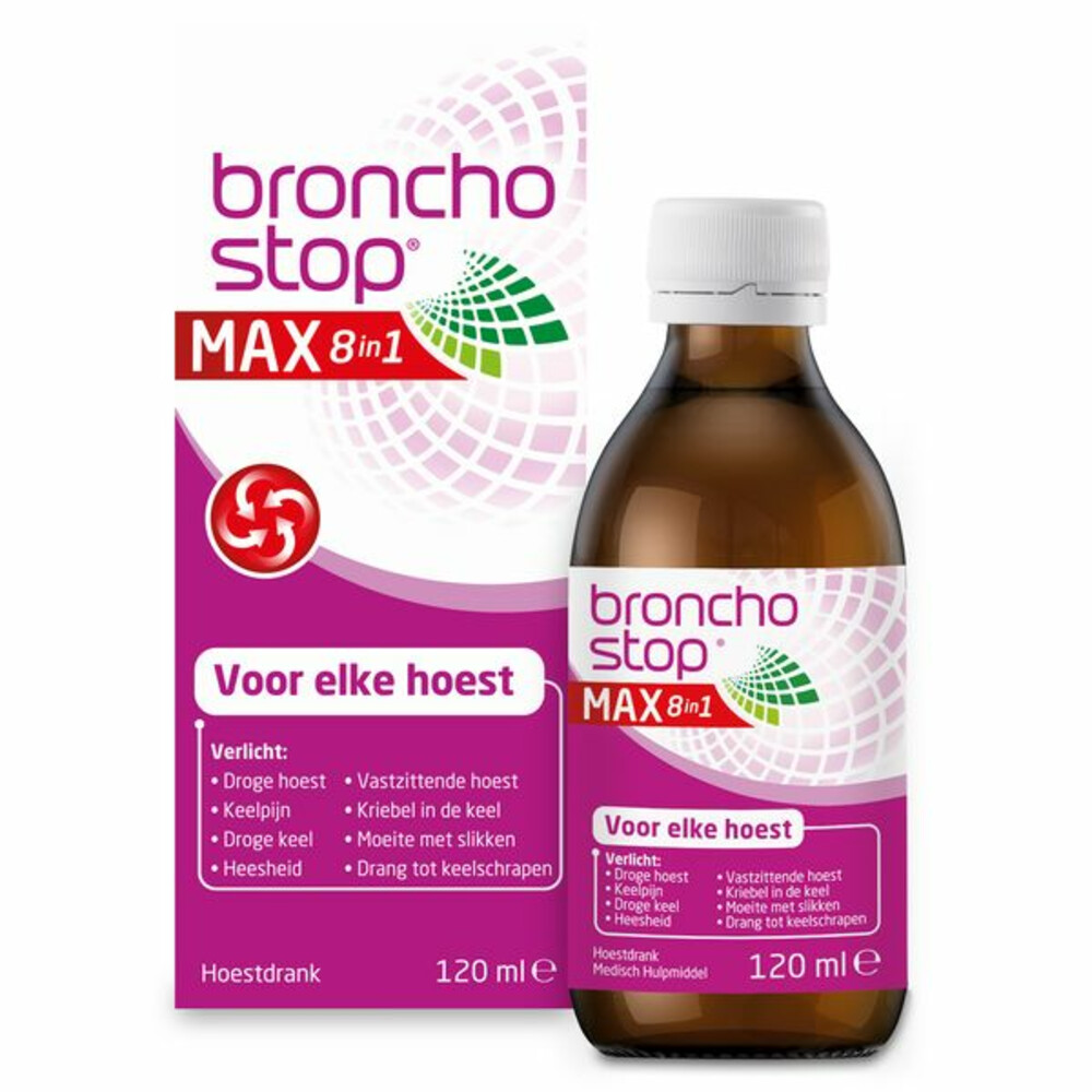 Bronchostop Max 8-in-1 Hoestdrank120 ml