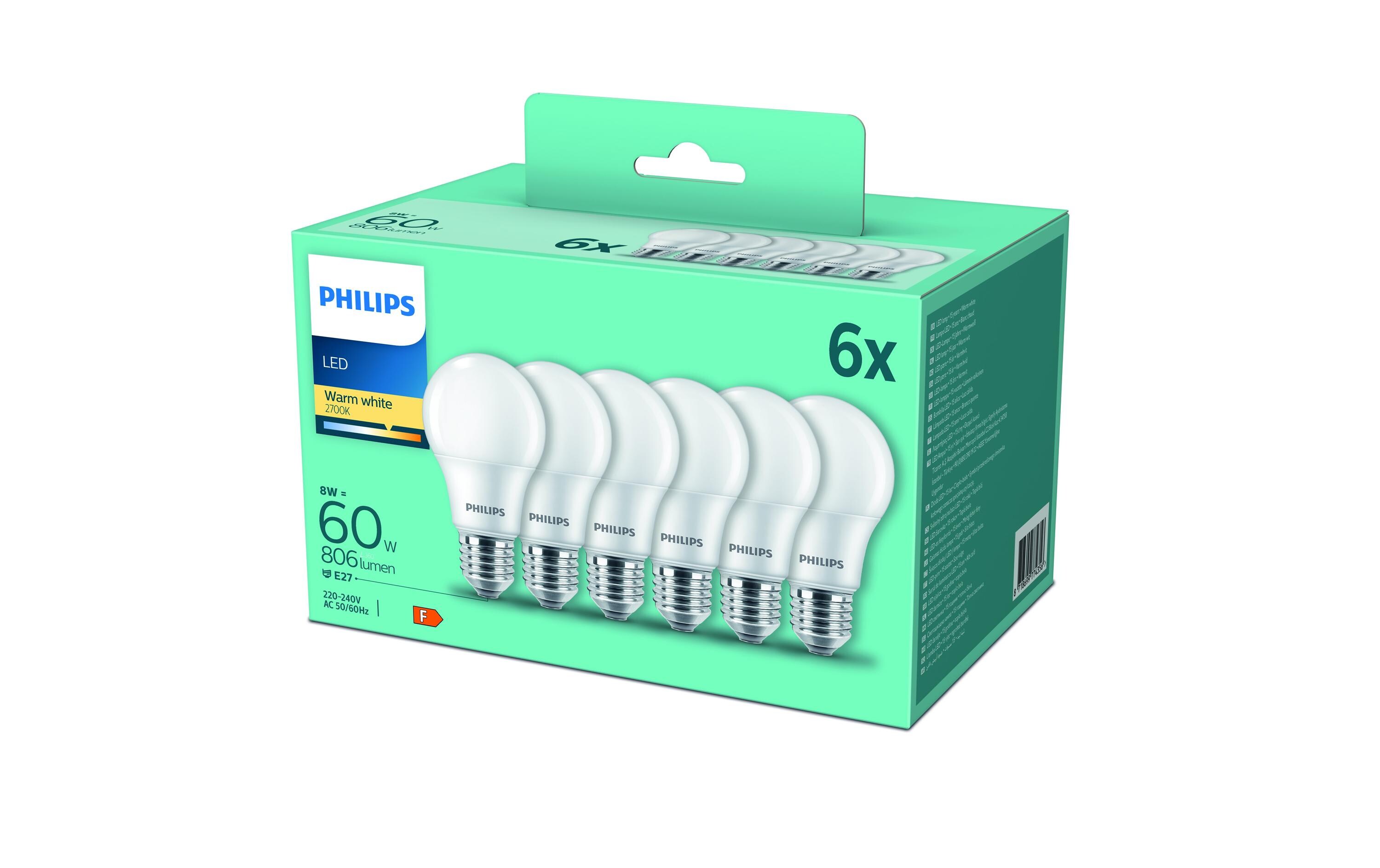 Lampe LED 60W A60 E27 WW FR ND 6PF/4 DISC WarmweissLeuchtmittel A60 mit matter Oberfläche