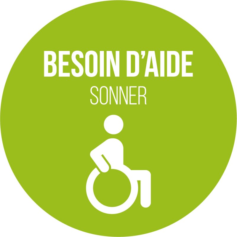 Adhésif pour carillon d'appel - Vert