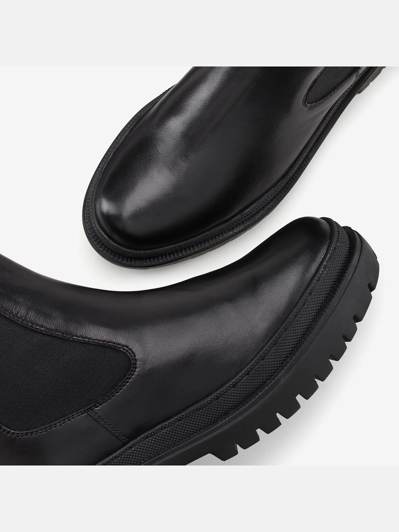 Bottines chelsea bottines d'hiver en cuir de qualité