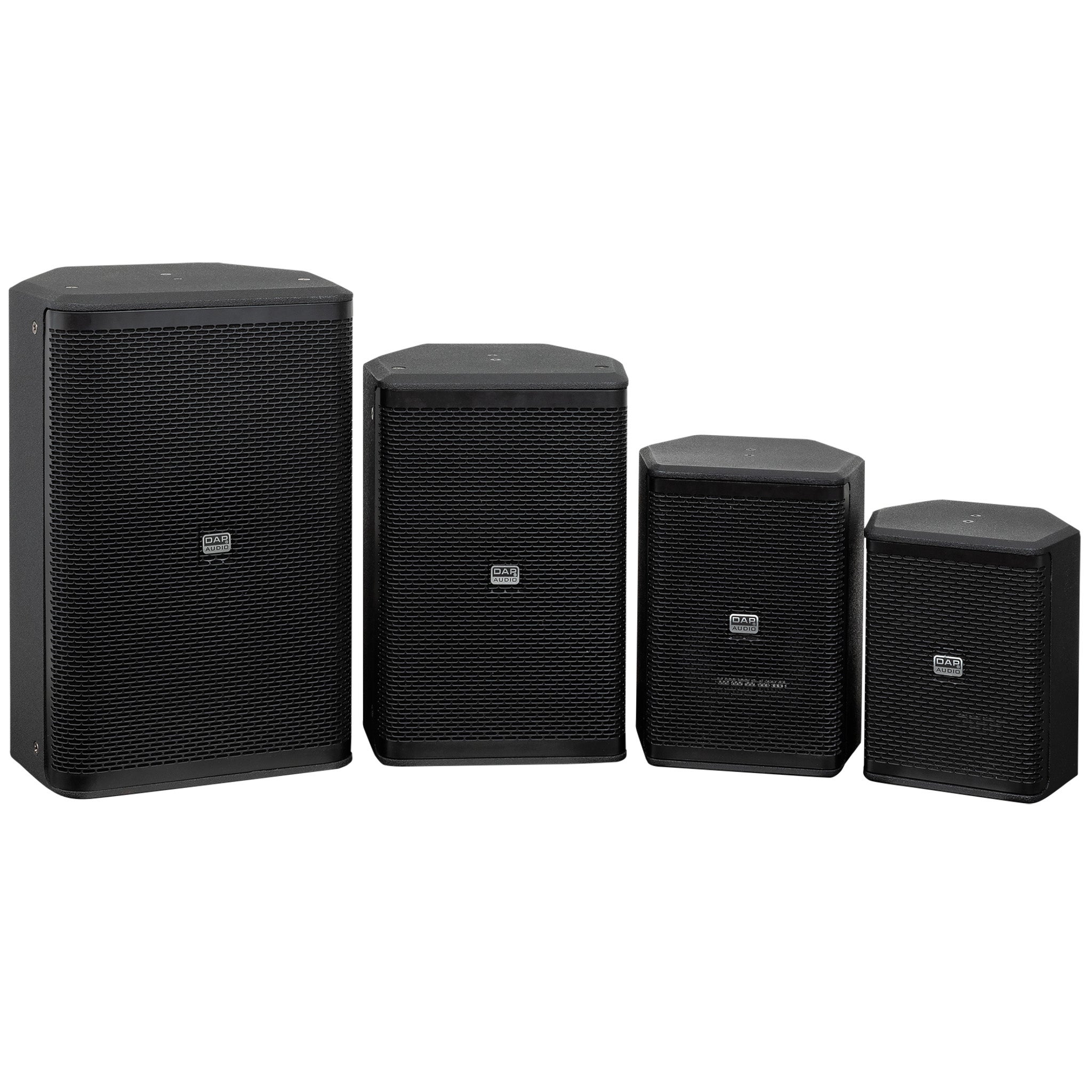 DAP Xi-10 passieve 10 inch installatie luidspreker, zwart