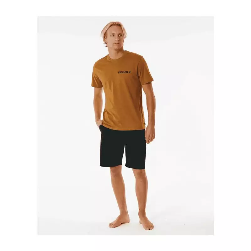 Teeshirt RIPCURL Brand Icon Tee Gold M