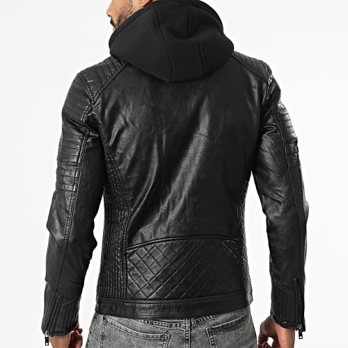 Veste Biker LP5537 Noir