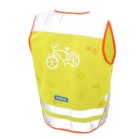 WOWOW Sicherheitsweste Nutty Jacket für Kinder gelb mit Refl.-Streifen - Größe: XS