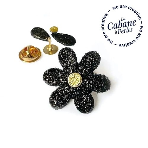 Mini kit daphne pins cuir fleur