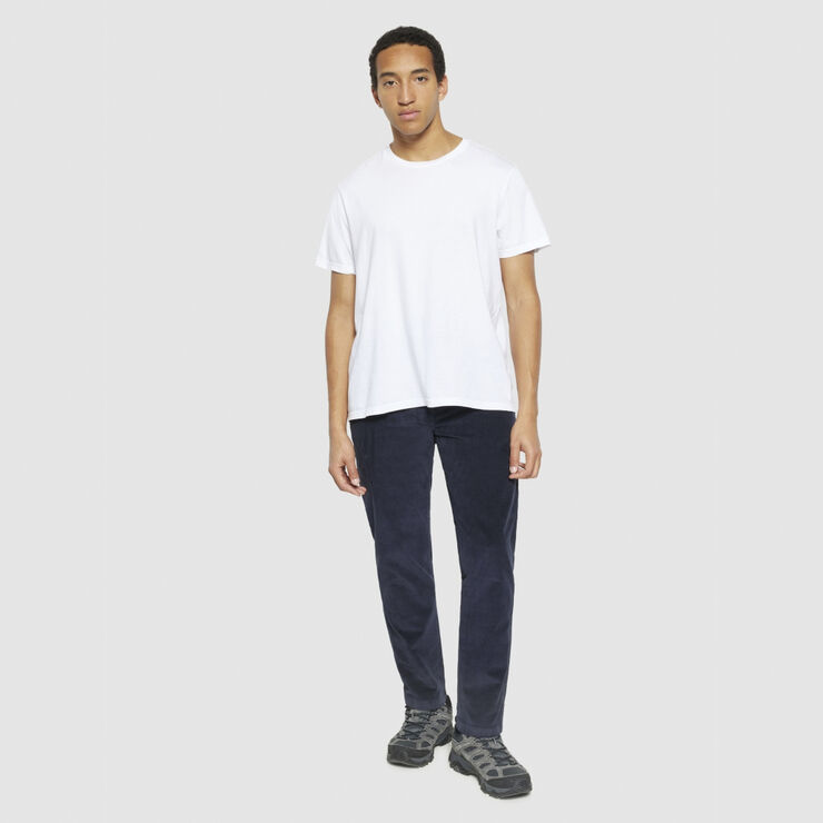 Knowledge Cotton Apparel CHUCK regular corduroy chino pants - GOTS/Vegan Night sky