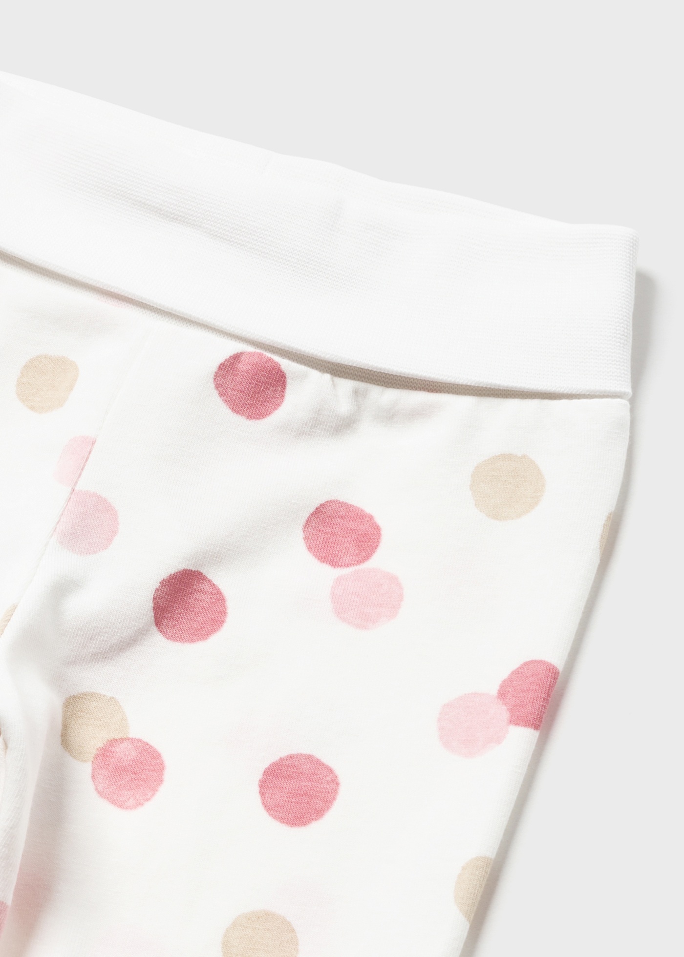Conjunto de 2 peças em algodão sustentável para recém-nascidos.