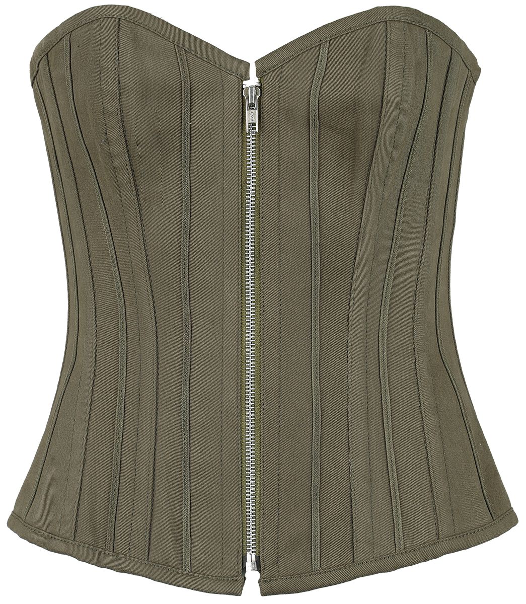 Corset Zippé | Gothicana by EMP Corset