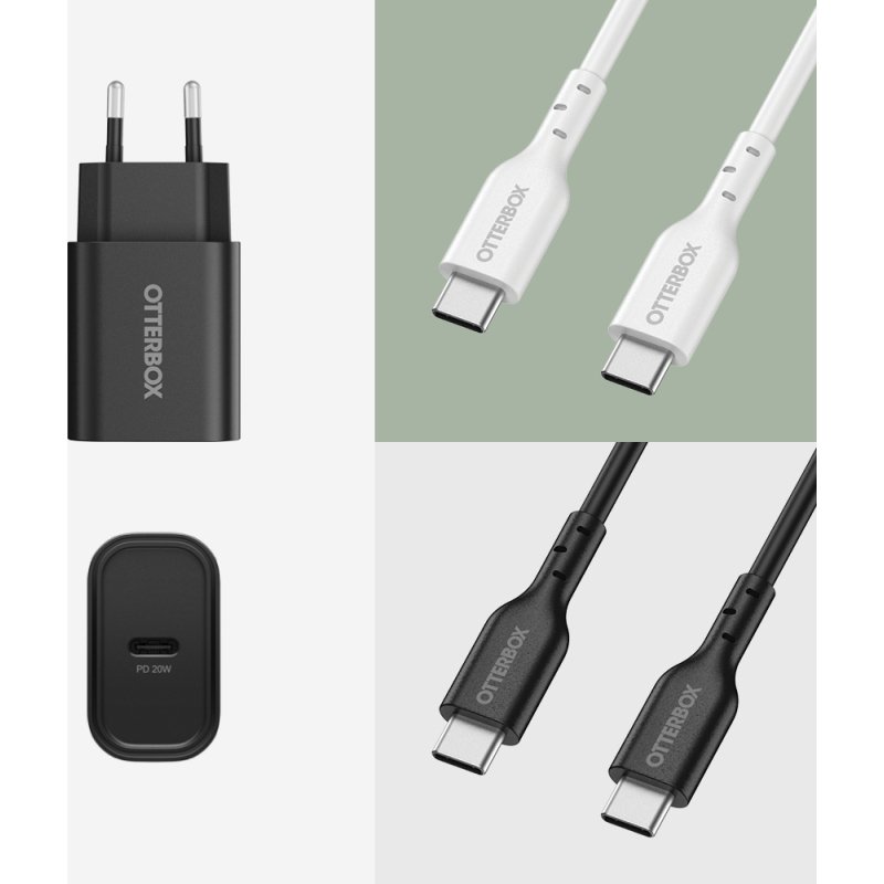 OtterBox 78-81362 chargeur d'appareils mobiles Universel Noir Secteur Charge rapide Intérieure