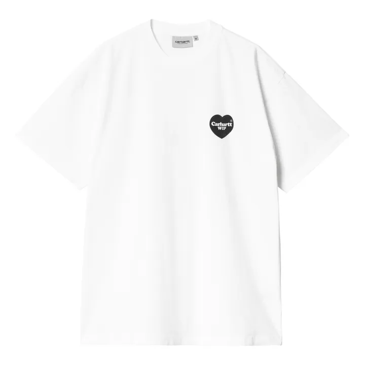 Carhartt WIP T-shirt Heart Bandana Coton Bio | Blanc