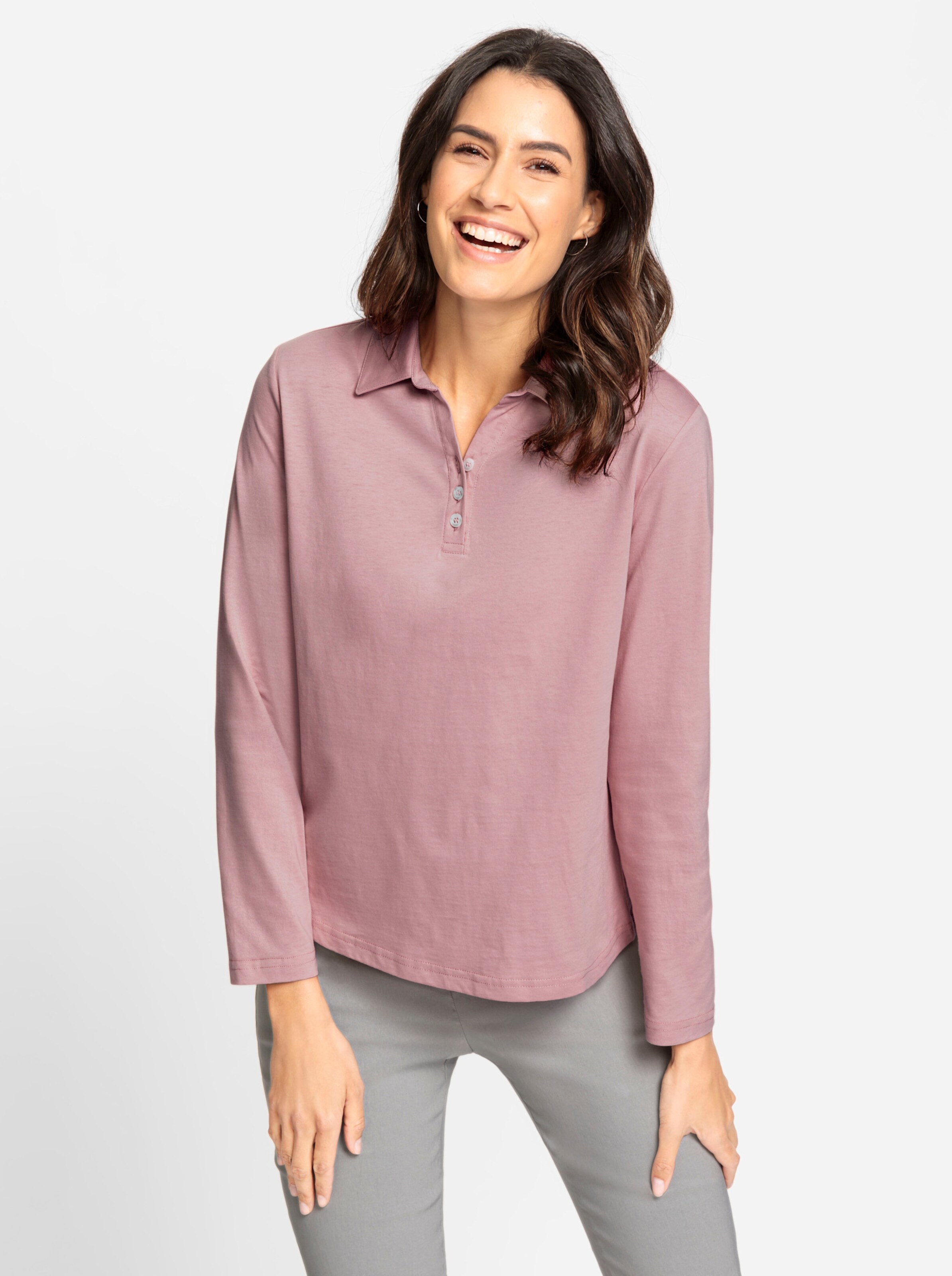 Shirt in hortensie