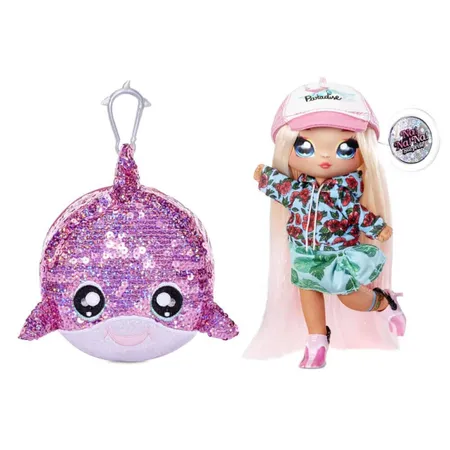 MGA Entertainment Na! Na! Na! Surprise 2-in-1 Pom Doll Sparkle Series for PDQ