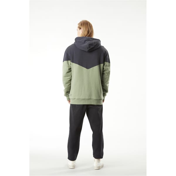 Sweatshirt PICTURE BASEMENT PLUSH ZIP HOODIE DARK BLUE GREEN SPRAY
