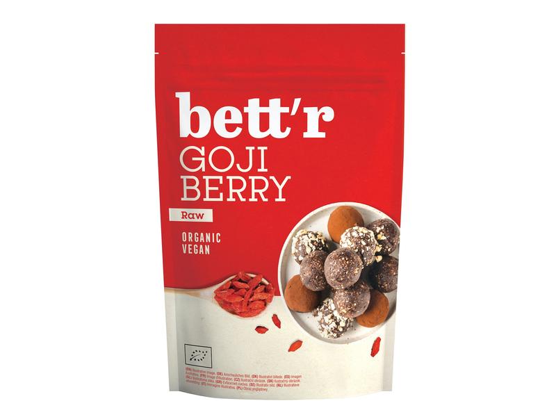 Bett'r Bio Goji Beeren 100 g Hochwertige, süss-saure Beeren