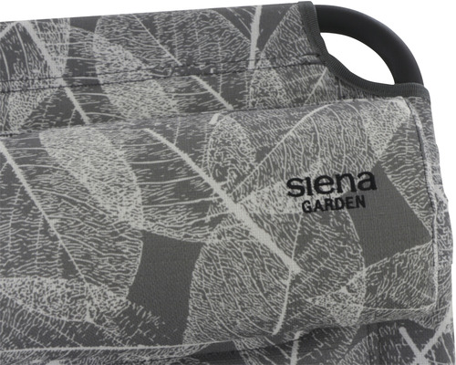 Siena Garden RPET kampeerstoel, 67,5 x 61 x 121 cm, antraciet