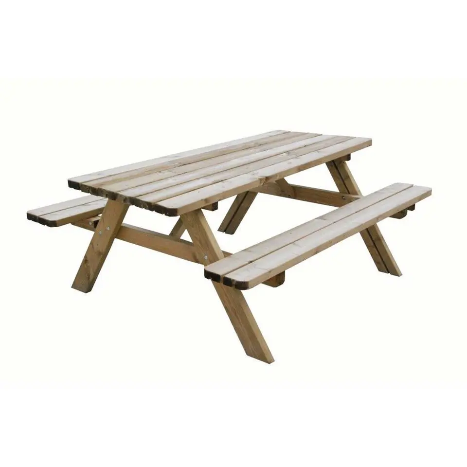 Picknicktafel Oslo – 177x154x77 cm - Grenen