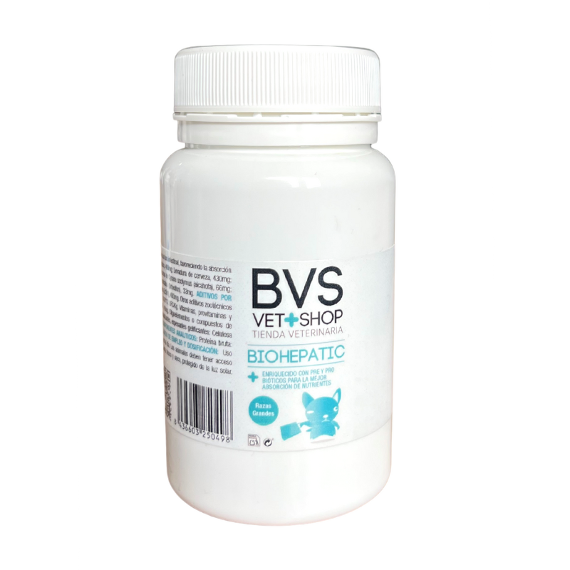 BioHepatic BVS 40 comprimidos | BioHepatic BVS 40 comprimidos para melhorar a saúde do fígado em cães de todos os portes.