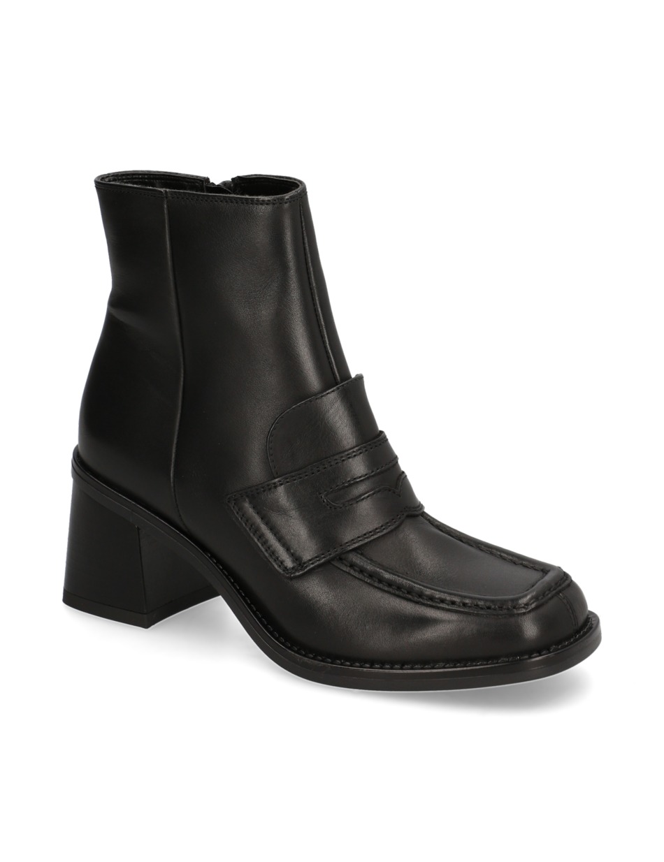 Glattleder Stiefelette