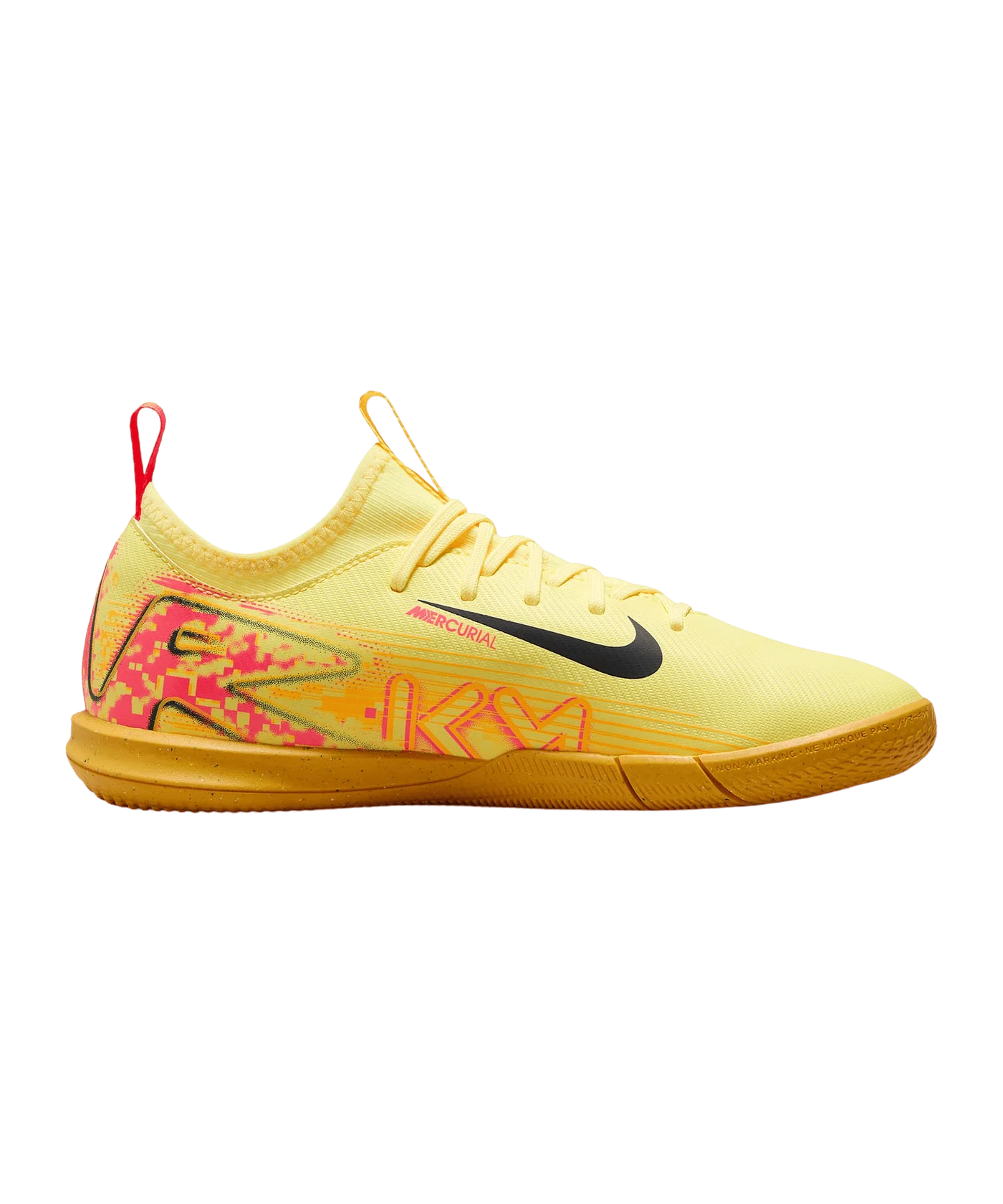 Nike Jr Air Zoom Mercurial Vapor XVI Academy IN Mbappe Signature Kids Orange Blau F800