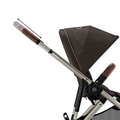 Cybex GAZELLE S Sportsvogn, Taupe/Chocolate Brown