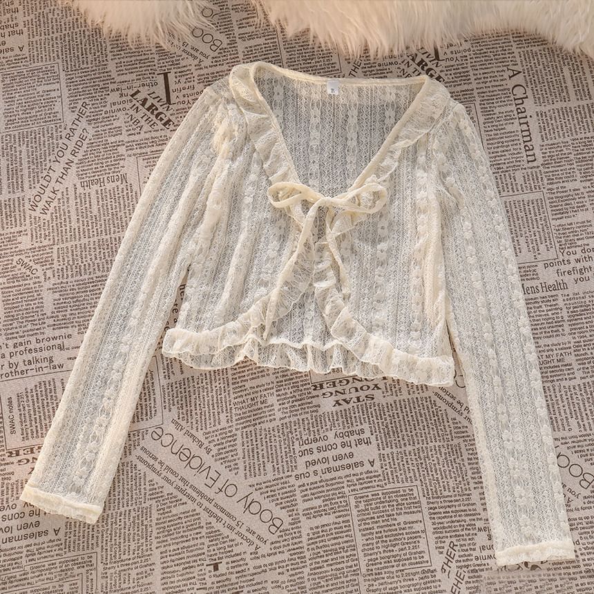 DIYI - Kanten vest / geruite camisole top / geplooide mini A-lijn rok met hoge taille