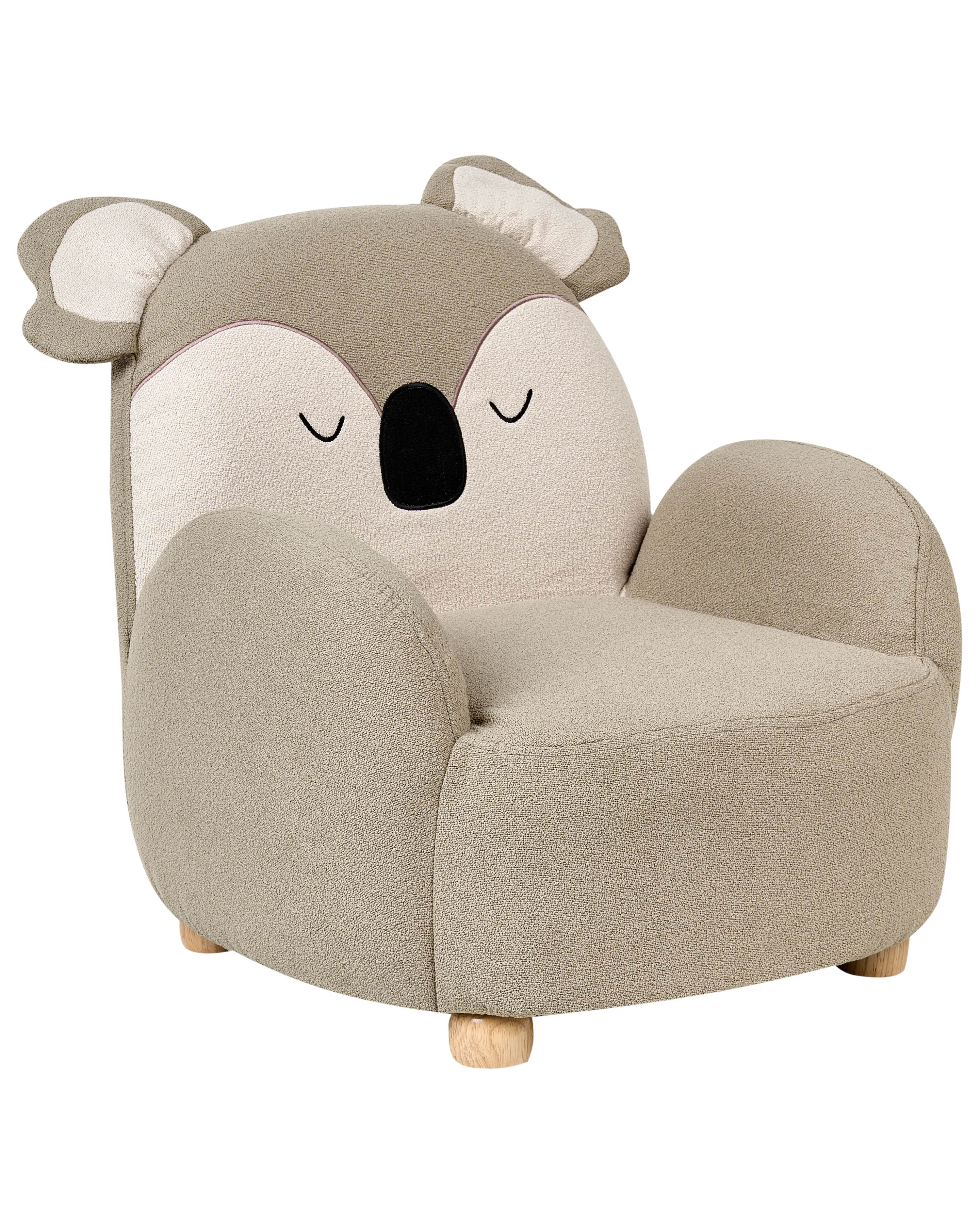 Kinderfauteuil Koala HERVIK Stof Taupe