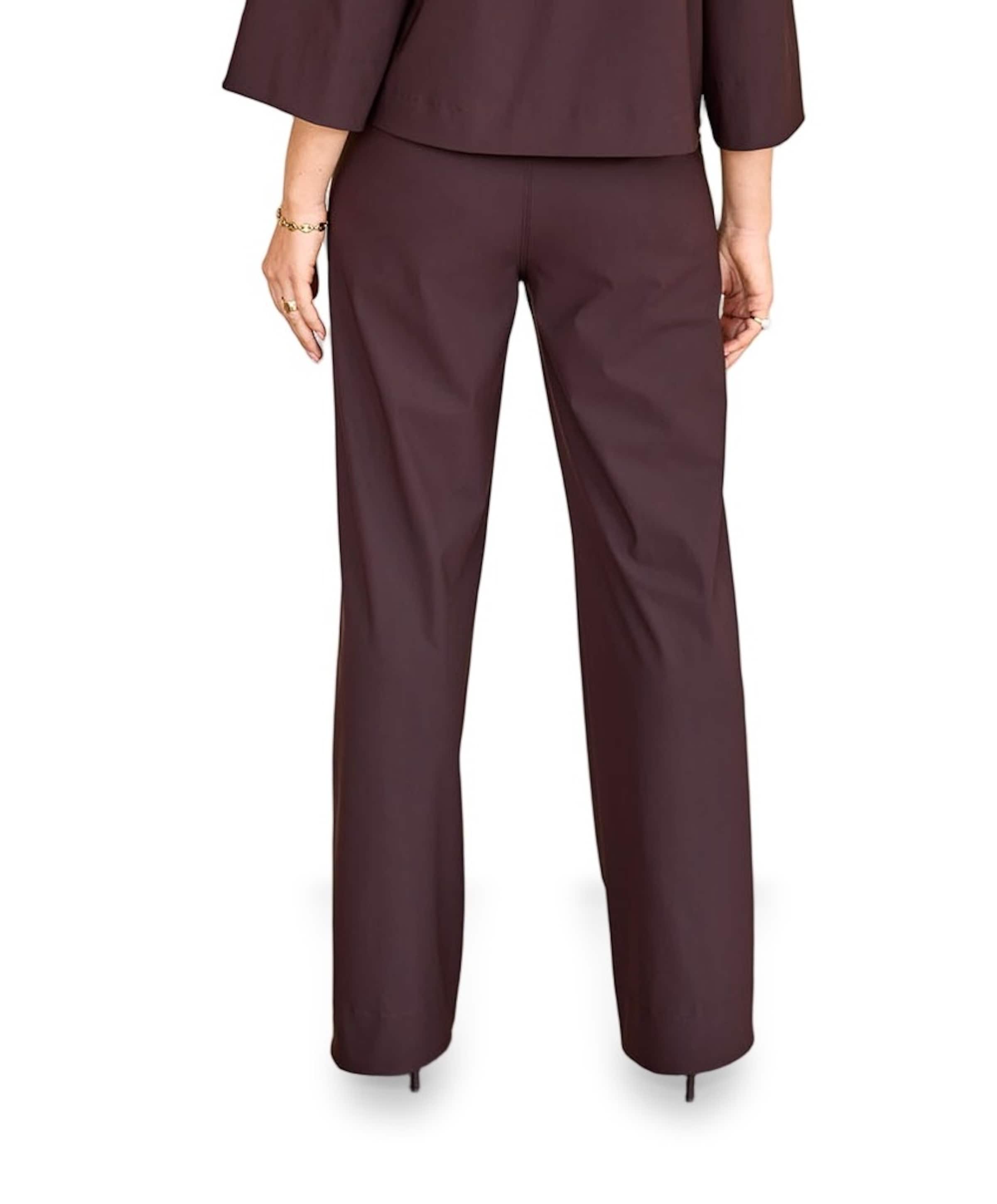 Studio Anneloes Lexie bonded trousers dames broek bruin