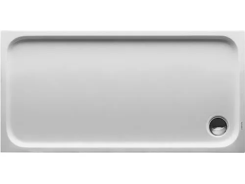Brusekar D-Code 1400x700mm hvid akryl