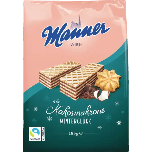 Kokos-Makrone Winterglück