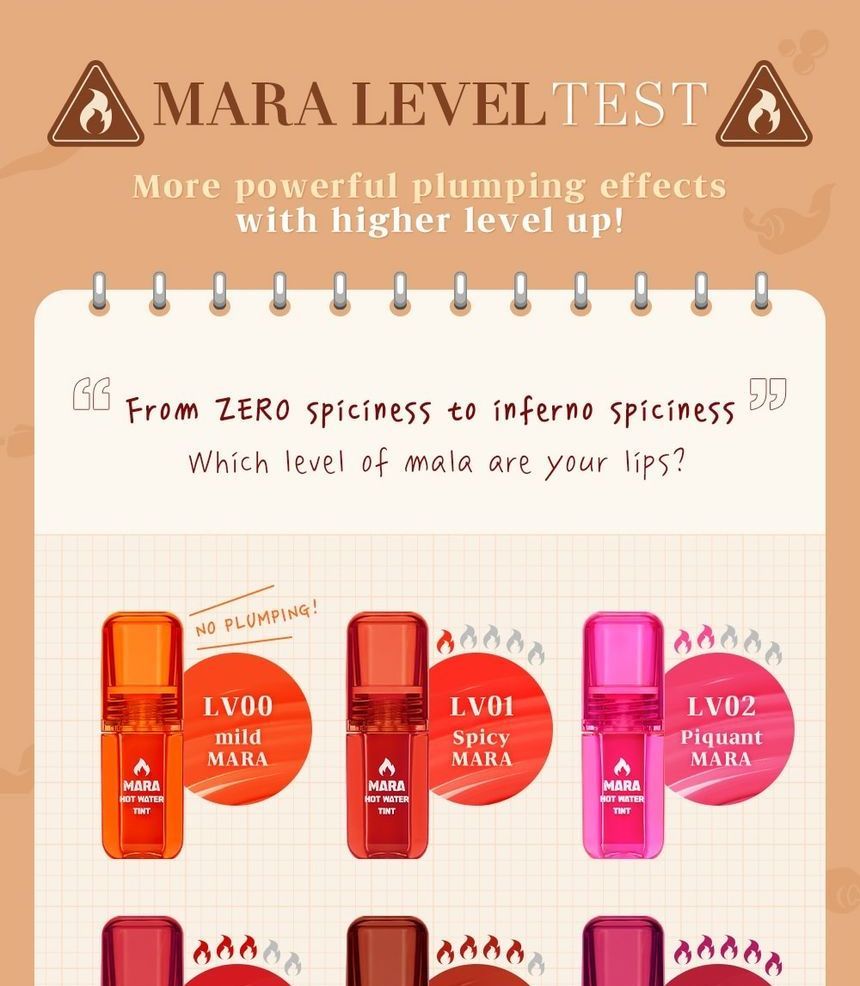 BLACK ROUGE - Mara Hot Water Tint - 6 kleuren