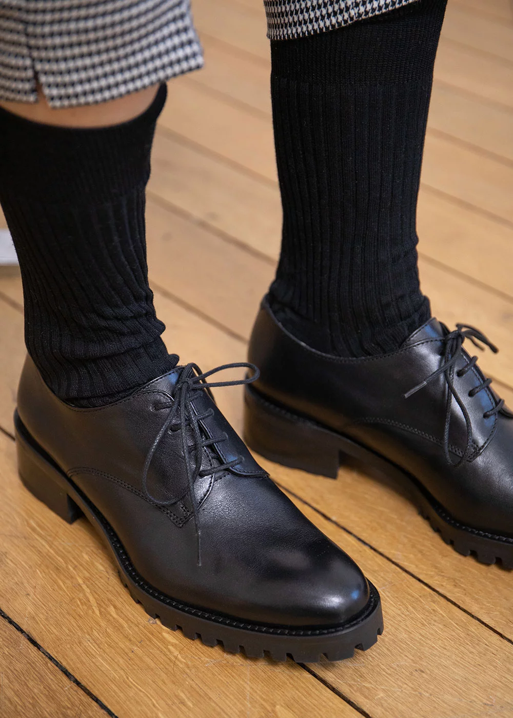 DERBY OLDHAM CUIR NOIR