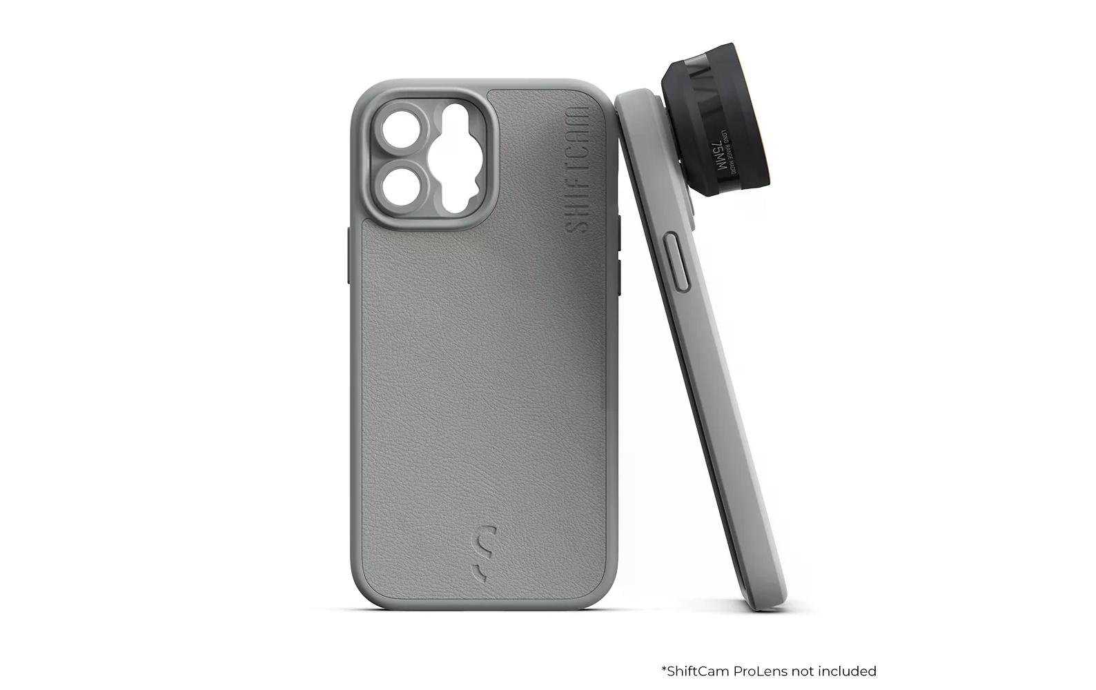 Back Cover mit Lens Mount iPhone 13 Pro Max AshLückenlose Befestigungslösung für ProLens