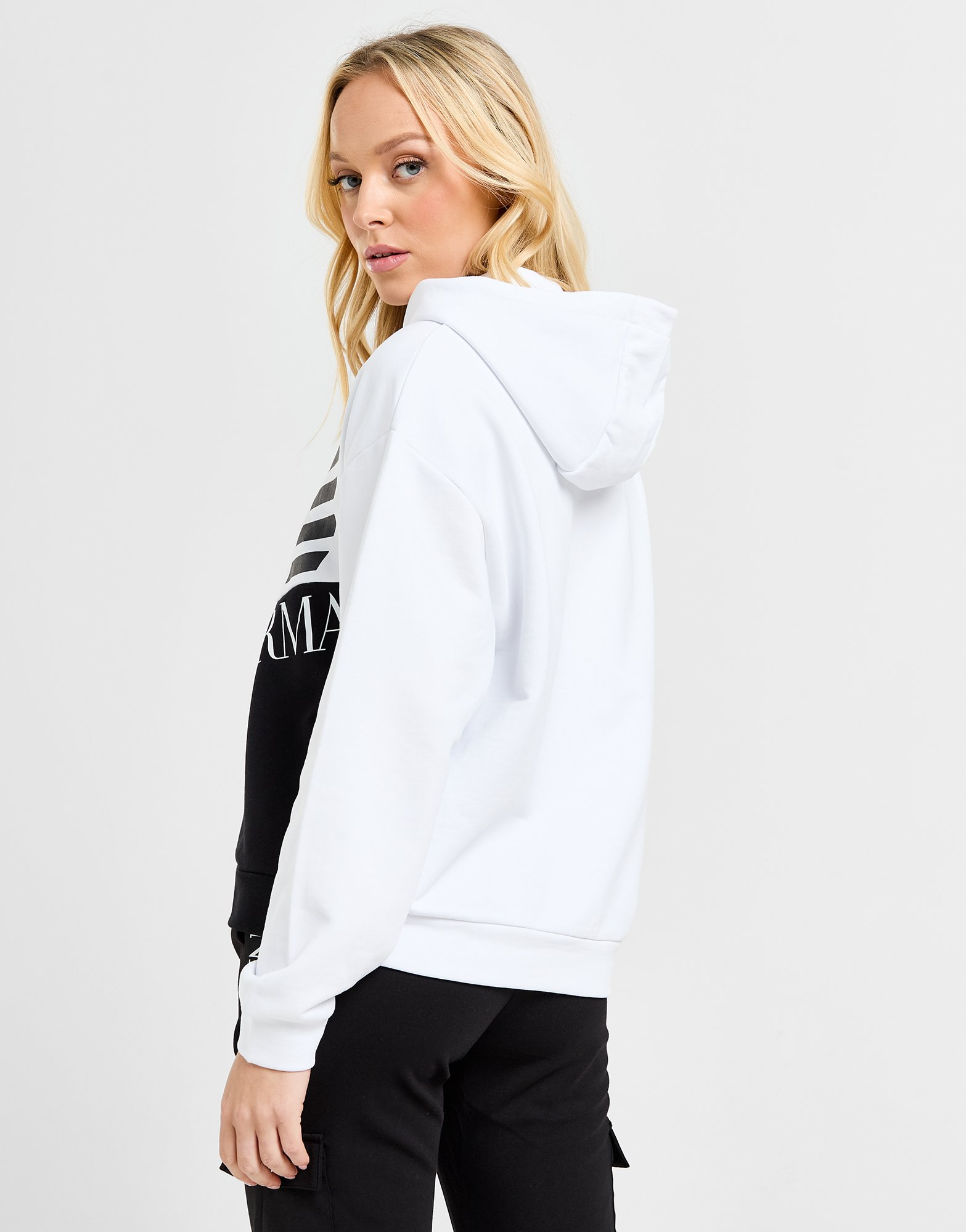 Emporio Armani EA7 Sweat à Capuce Split Femme