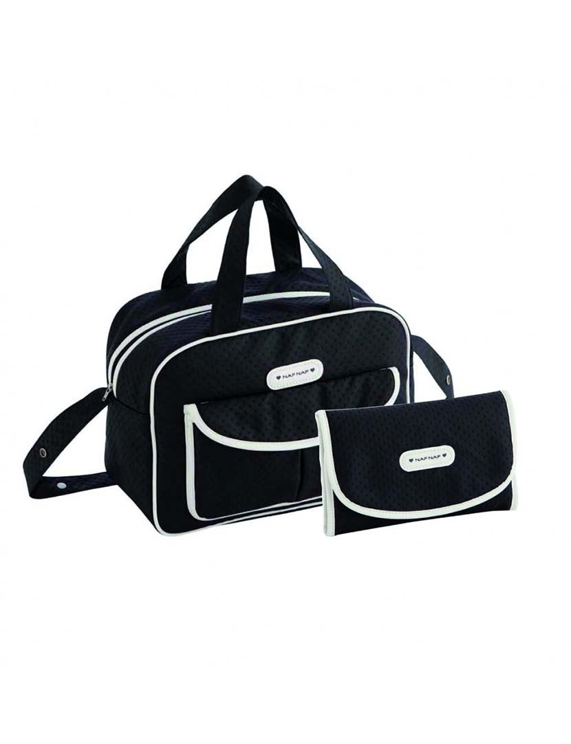 NAF Dots Maternity Bag NAF Black (19 x 39 x 28 cm)