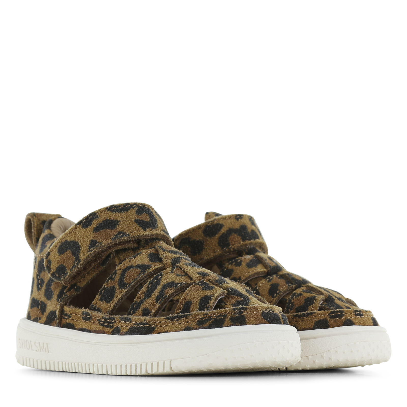 Shoesme braune Sandale mit Leopardenmuster
