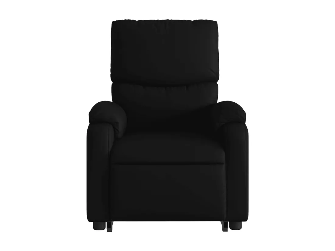 Fauteuil inclinable massant Noir Similicuir