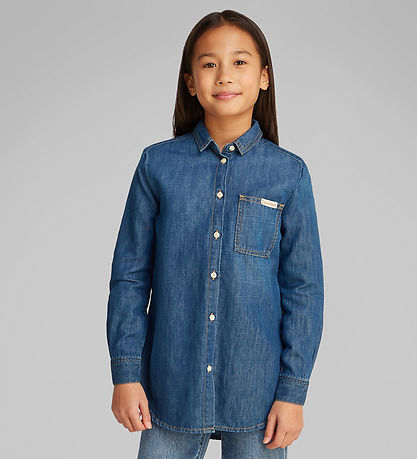 Calvin Klein Hemd - Denim - Mid Serenity Blue