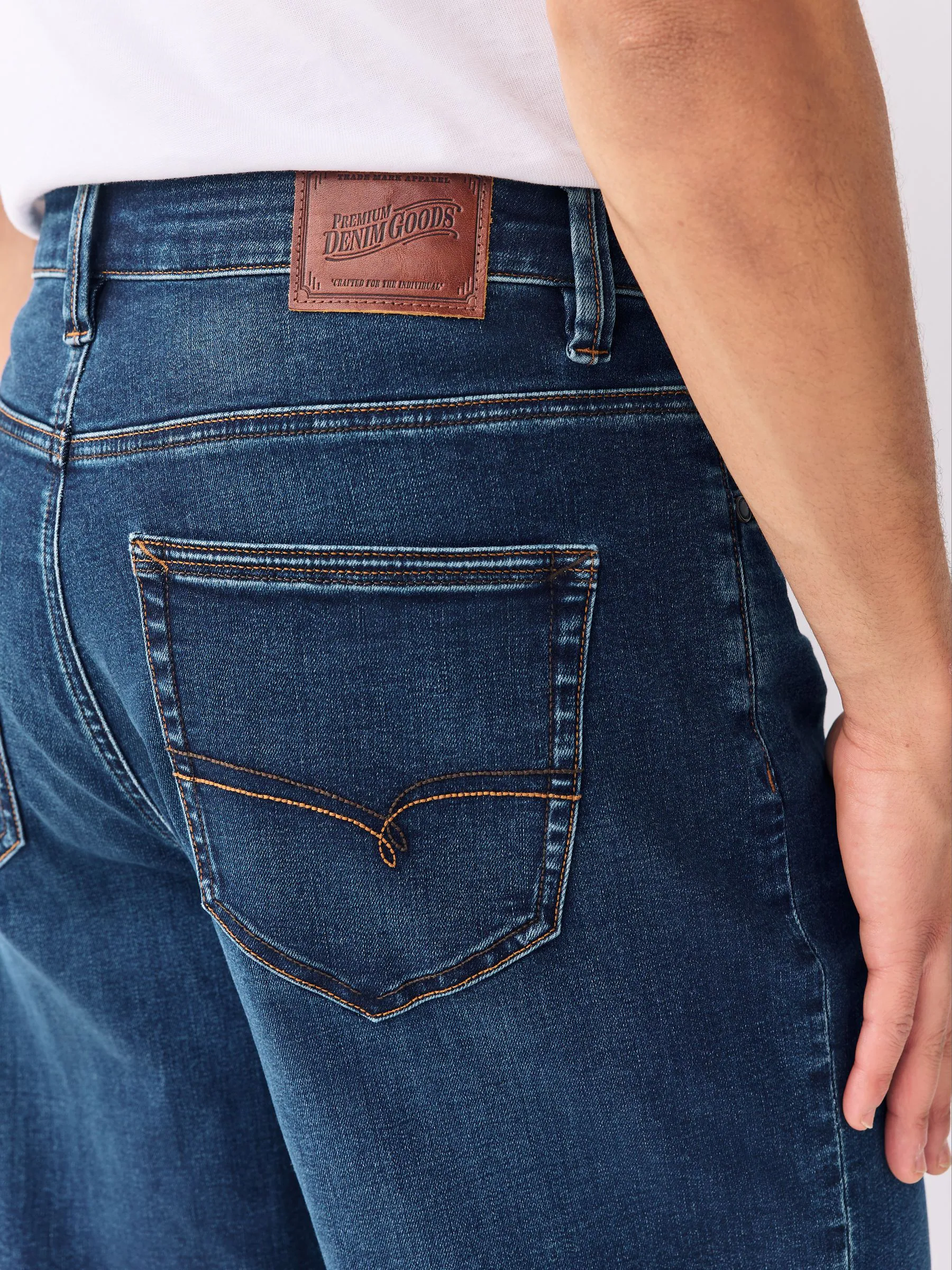 Blauw - Relaxed fit - Motionflex jeans
