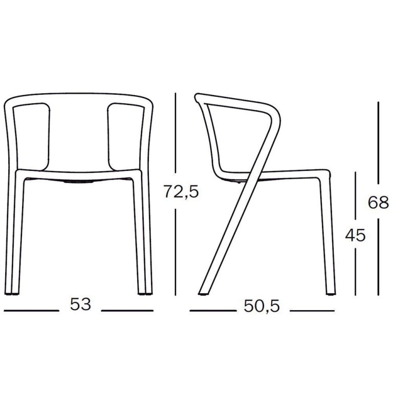 Magis Air-Armchair tuinstoel wit