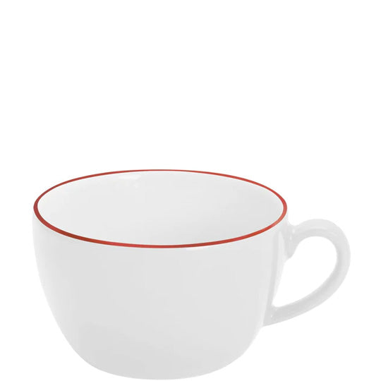KAHLA Pronto Line Cappuccinotasse 0,25 l Line cherry red