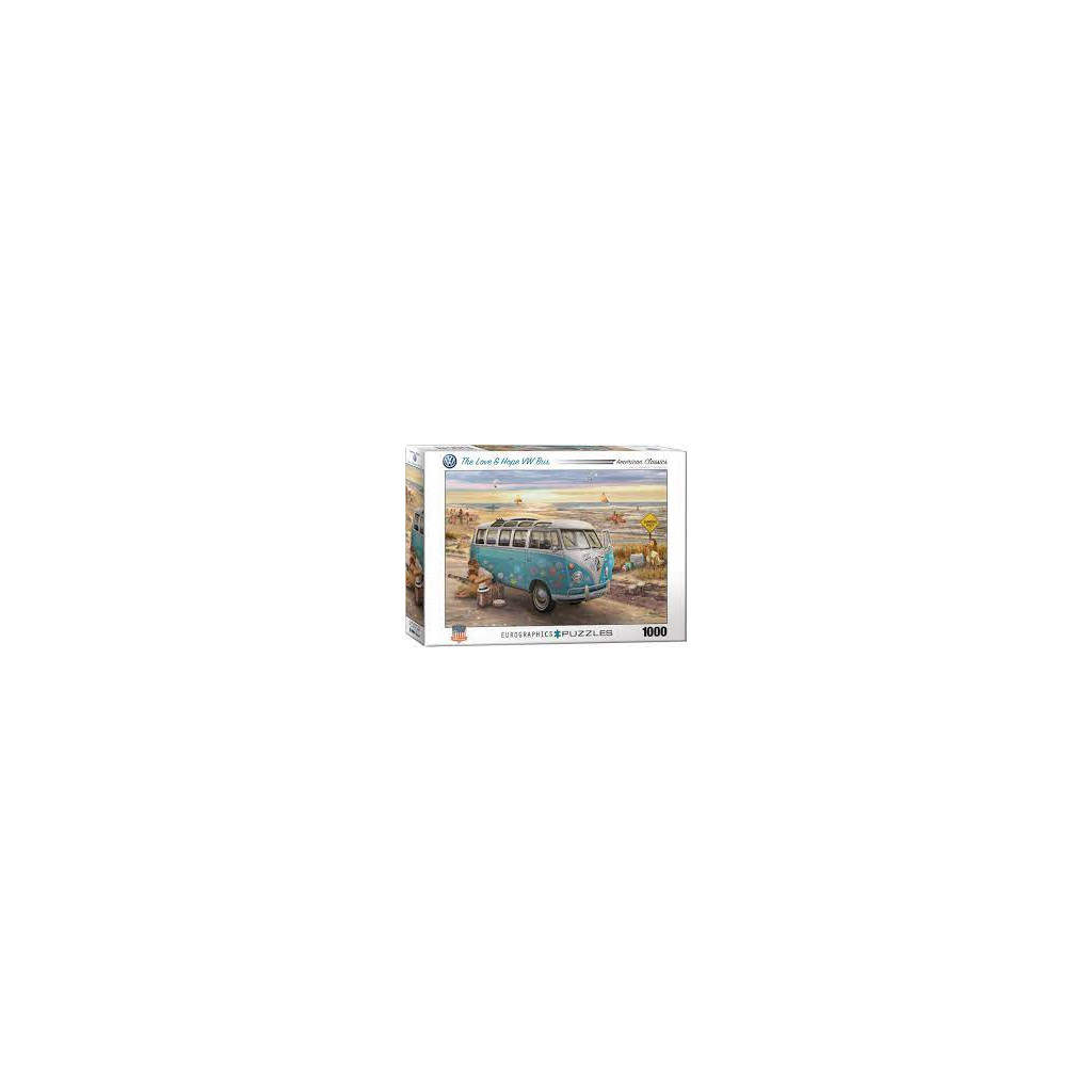 Puzzle - The Love & Hope VW Bus - 1000 Pièces