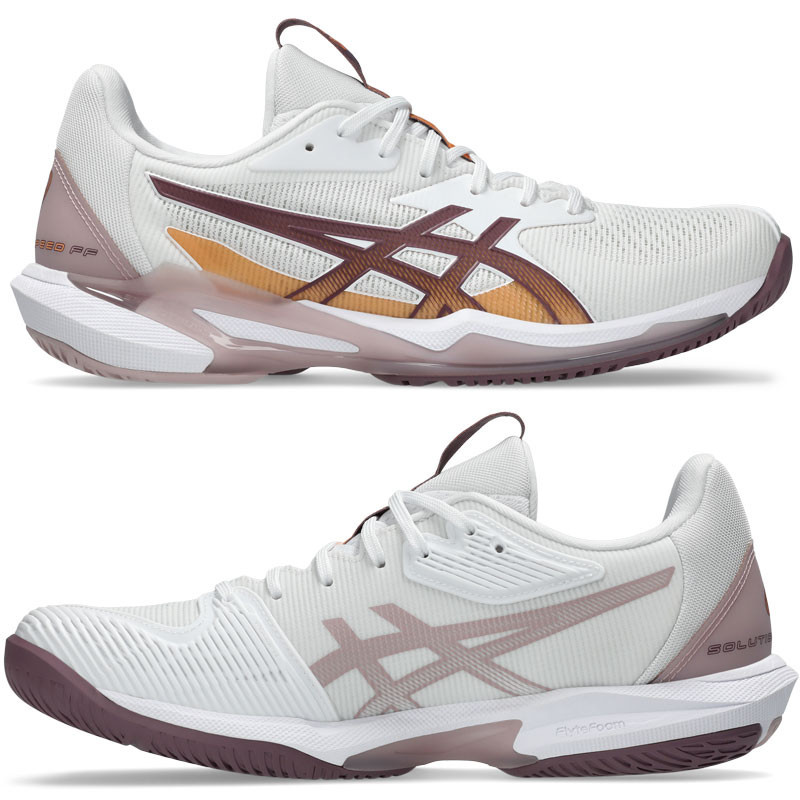 Asics Gel Solution Speed FF 3 femme blanc-ocre