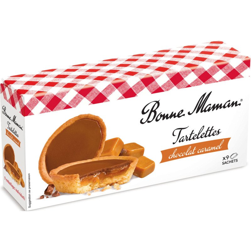Tartelettes chocolat caramel Bonne Maman - Paquet de 135 g