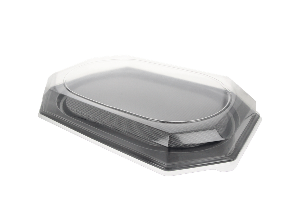 Deksel voor catering schalen 55cm transparant PET