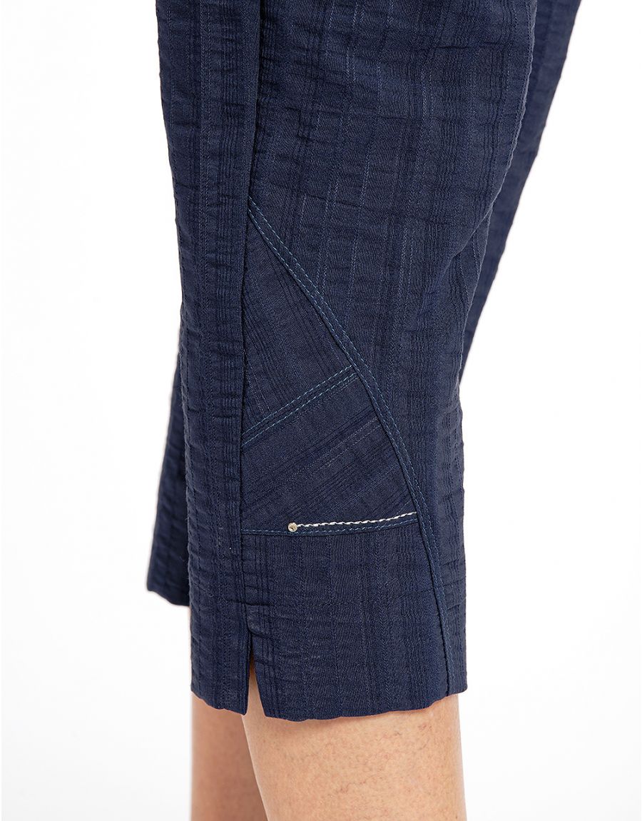 Pantalon 7/8ème marine