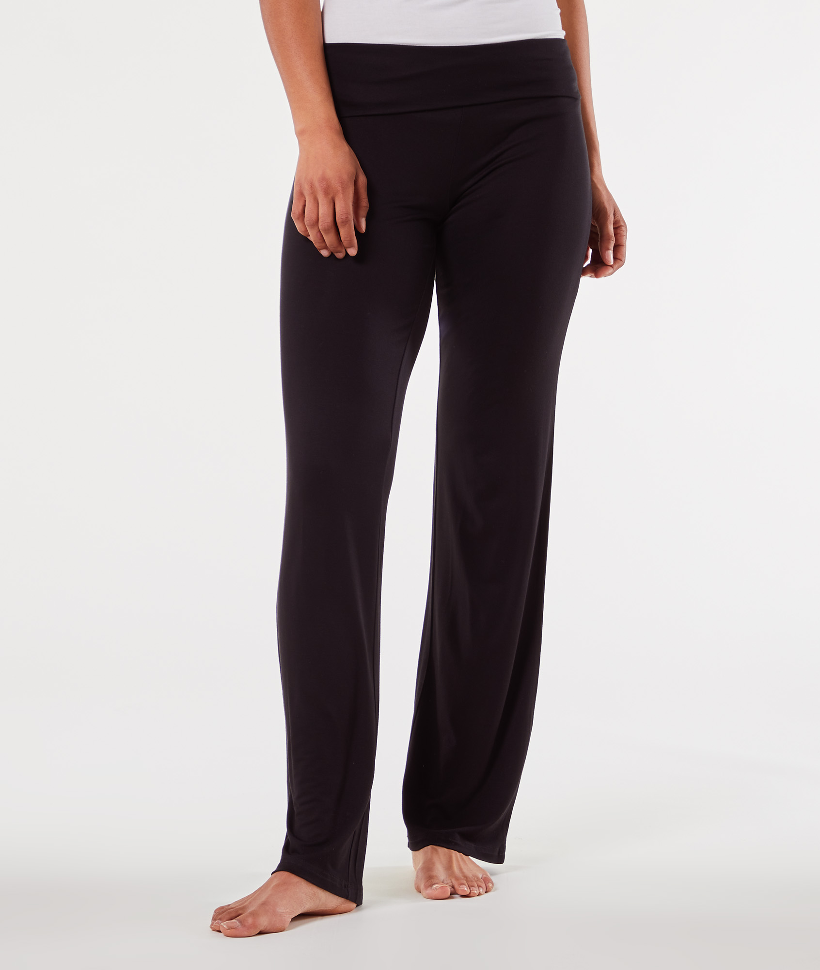 Pantalon fluide taille haute